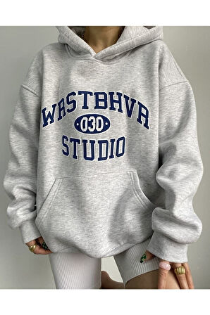 GARALİOClothıng Baskılı Unisex Kanguru Cepli Kapüşonlu Sweatshirt