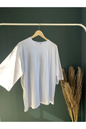 Kadın Beyaz Oversize T-shirt