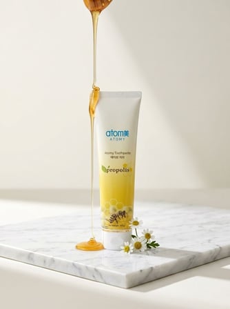 Atomy Propolis Diş Macunu Doğal Propolis ve Yeşil Çay İçerikli 200 g