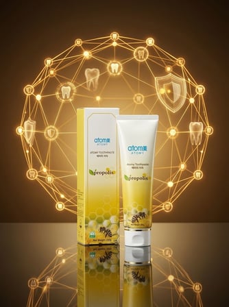 Atomy Propolis Diş Macunu Doğal Propolis ve Yeşil Çay İçerikli 200 g