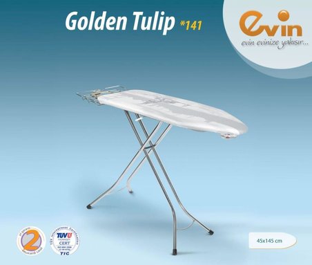 EVİN GOLDEN TULİP ÜTÜ MASASI 45*145 CM 