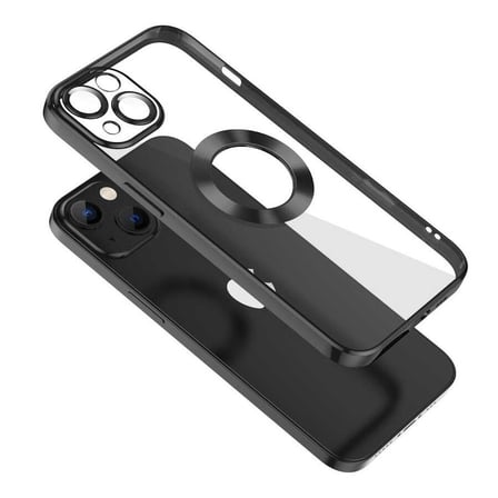 Gpack Apple iPhone 14 Plus Kılıf Logo Gösteren Kamera Korumalı Silikon