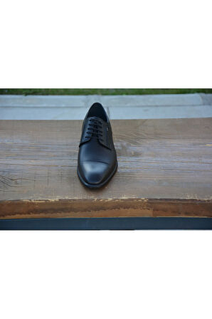 BerenniM293 Erkek Mevsimlik Kundura Hakiki Deri  Kauççuk Taban Bağlı