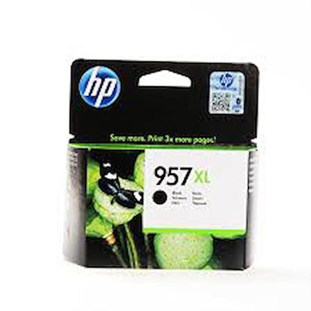 Hp 957Xl L0R40Ae Siyah Kartuş Extra Yüksek Kapasiteli