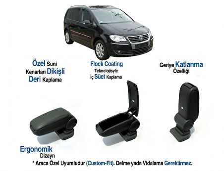   TOURAN ARACA ÖZEL KOL DAYAMA VİDASIZ KOLÇAK 2003 2004 2005 2006 2007 2008 2009 2010 2011 2012 2013 2014 2015