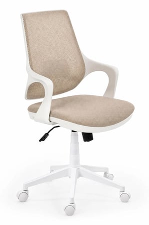 Yenilik Rüzgarı Çalışma Koltuğu Ergonomik Bej Beyaz Ofis Sandalyesi