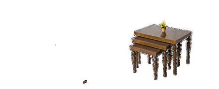 Zigon OSM ELİT MODEL Parlak Ceviz Natüre Renk  Kayın İnce torna RETRO ayak El Yapım