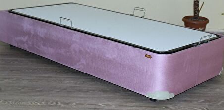 Baza Tay Tüyü PEMBE 14190 Kumaş Model Dolgun Metal Çelik100*200 El Yapım 