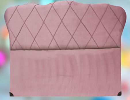 Başlık ALC GONDOL Model 150 Cm Kapitone Baby Face PEMBE RENK İtinalı paket kargo Kumaş Döşeme El Yapım 
