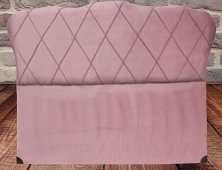 Başlık ALC GONDOL Model 150 Cm Kapitone Baby Face PEMBE RENK İtinalı paket kargo Kumaş Döşeme El Yapım 