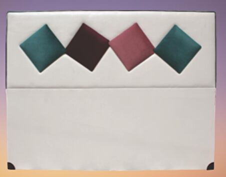 Başlık ALC ELİT Model 90cm Baby Face Kumaş Modern Kapitone KREM YEŞİL Renk El Yapımı