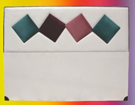 Başlık ALC ELİT Model 90cm Baby Face Kumaş Modern Kapitone KREM YEŞİL Renk El Yapımı