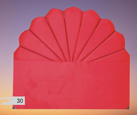 Başlık ALC MİDYE Model 90cm Baby Face Kumaş Modern Kapitone KIRMIZI Renk El Yapımı