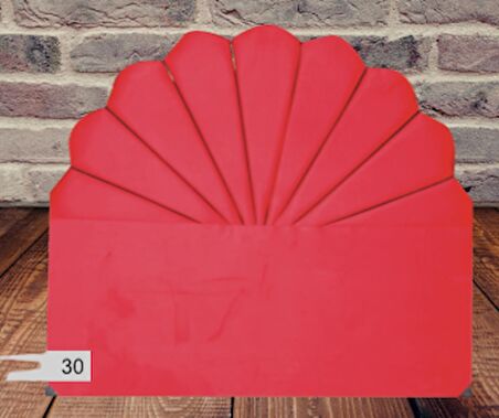 Başlık ALC MİDYE Model 90cm Baby Face Kumaş Modern Kapitone KIRMIZI Renk El Yapımı