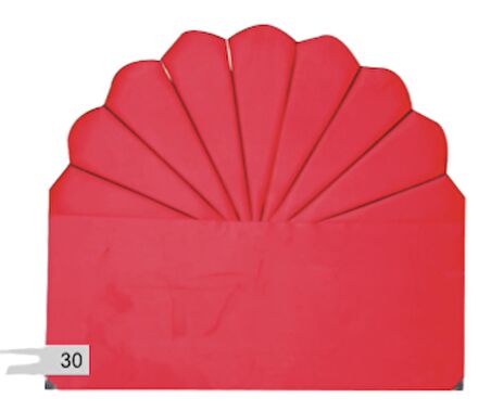 Başlık ALC MİDYE Model 90cm Baby Face Kumaş Modern Kapitone KIRMIZI Renk El Yapımı