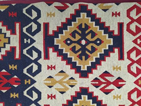 Kilim Antik 14582 Otantik Desen motif Model 80'*125cm 1 m² Natüre boya  El yapım 