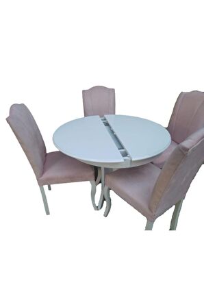 Bengi Masa BABA KUTU AYAK-Giydirme Model Sandalye Kayın torna Aslan iskelet Parlak Beyaz Tabla Açılı 90cm