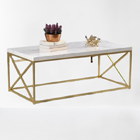 Bengi Orta Sehpa Seti Ogem 105 Model Metal Transmisyon çelik Gold RENK Kaplama KUTUDA SEVK El Yapım