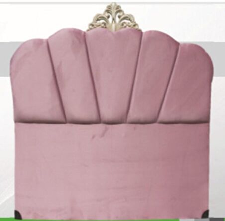 Bengi Başlık ALC Avangart Dilimli Model 120 cm Baby Face Kumaş PEMBE Renk El Yapımı