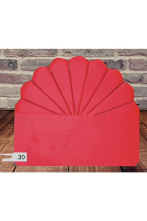 Başlık ALC MİDYE 19534 Model 90 cm Baby Face Kumaş  KIRMIZI Renk El Yapımı