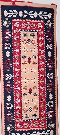 Kilim Antik 80-200 Otantik Model Nature Boya Çift Taraflı El yapımı