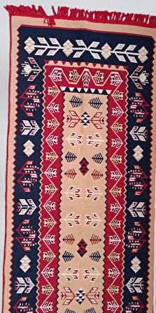 Kilim Antik 80-200 Otantik Model Nature Boya Çift Taraflı El yapımı