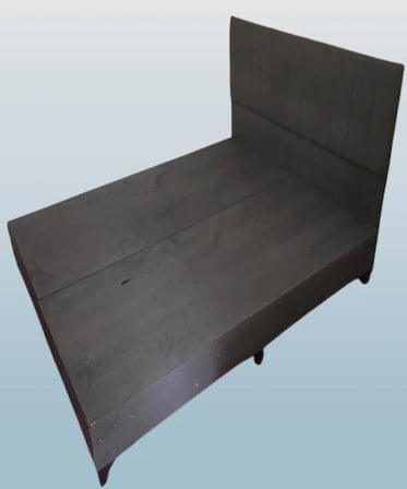 Baza Başlık Çift Kişilik 140x200 Sandıksız Kör Tay Tüyü Kumaş Suntalam El Yapım