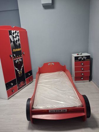 Genç Odası 90652 Formula Takım Dolap Karyola Şifonyer Yatak Demonte  