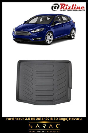 Rizline Ford Focus 3.5 HB 2014 Model(Yeni Kasa) 3D Bagaj Havuzu