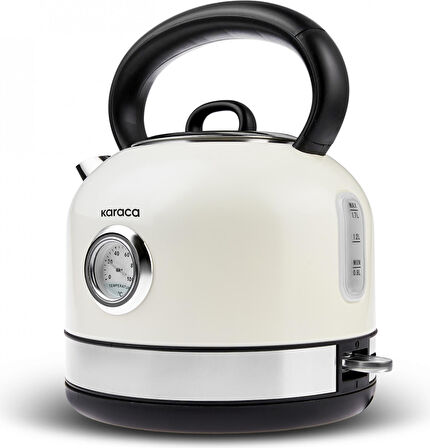 Karaca Retro 2202 Su Isıtıcısı Kettle Krem 2200W