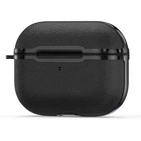 Gpack Apple Airpods Pro 2 Kılıf Silikon Mat Deri Görünümlü Çizgili SF18