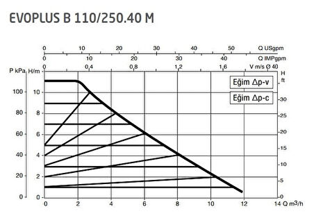 DAB Evoplus B 110/250.40 (250 mm) Frekans Konvertörlü Flanşlı Sirkülasyon Pompası DN40 10 mss 12 m³/h