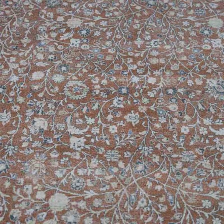 Otantik Floral Desenli Vintage Dokuma Salon Halısı Saçaklı 200x290 cm