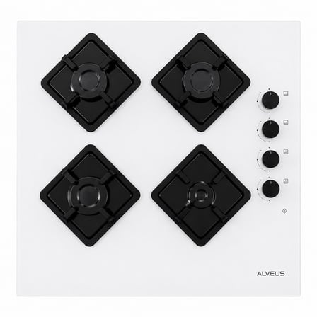 Alveus Beyaz Cam Ankastre Set (Mfa 627 Wh + Kls 670 Wh + Mod 3000)