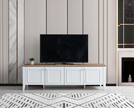 Yalı Modern Dolaplı Tv Sehpası 180*45*55