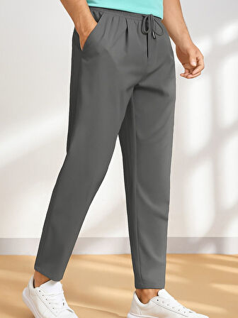 Erkek Pantolon Beli Lastikli Jogger Pantolon Cepli Fit Pantolon ERKEK-JOGGER
