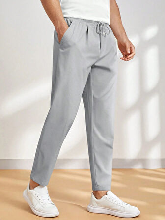 Erkek Pantolon Beli Lastikli Jogger Pantolon Cepli Fit Pantolon ERKEK-JOGGER