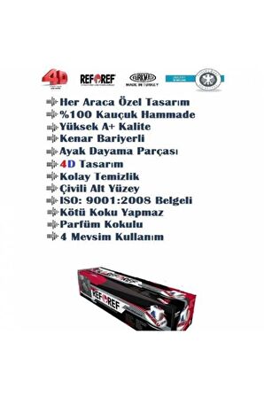 Volkswagen Caddy 2004-2020Siyah 4d Oto Paspas
