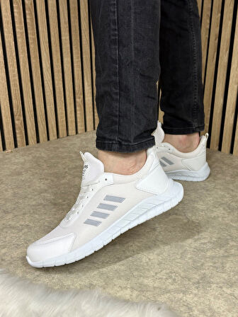 Günlük Erkek Sneaker Fileli Bağcıklı Rahat Esnek Dikiş Detaylı Yürüyüş Spor Ayakkabı 1453