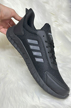 Günlük Erkek Sneaker Fileli Bağcıklı Rahat Esnek Dikiş Detaylı Yürüyüş Spor Ayakkabı 1453
