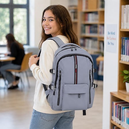 Unisex Çok Bölmeli Okul Sırt Çantası – Ortaokul, Lise, Seyahat ve Outdoor
