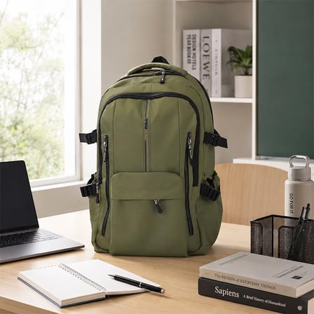 Unisex Çok Bölmeli Okul Sırt Çantası – Ortaokul, Lise, Seyahat ve Outdoor
