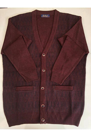 Galeria Çelik Örme Yün Akrilik Düğmeli Cep Detaylı Hırka