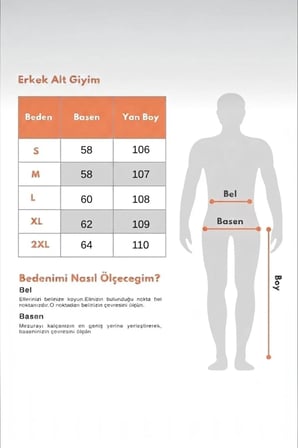 Erkek 3 İplik Oversize Biyeli Bol Paça Eşofman Altı