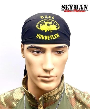 Özel Kuvvetler Siyah Bandana