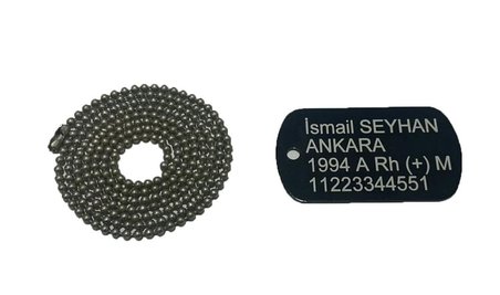 İsimli Renkli Künye