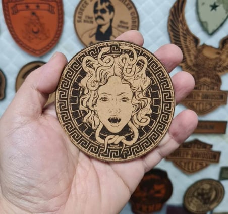 MEDUSA - Deri PEÇ - Arma - Askeri Patch pitbul peç patch