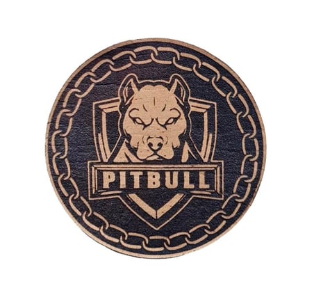PİTBULL - Deri PEÇ2 - Arma - Askeri Patch pitbul peç patch 8 cm Çap