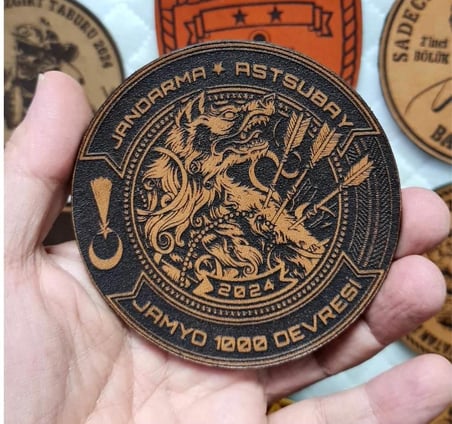 JAMYO 2024 DEVRESİ Deri PEÇ - JAMYO Leather Patch 