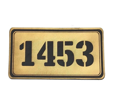 1453 Deri PEÇ- Arma - Patch